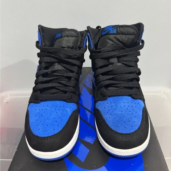 Nike Air Jordan 1 Retro High OG Royal Blue and Black Sneakers